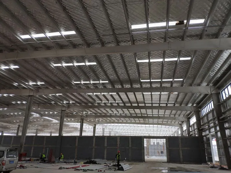 Architectural Designed Prefab Steel Structure Frame Warehouse Earthquake Against
